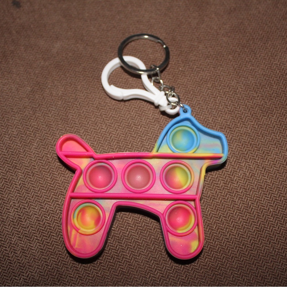 Fidget Dog Keychain - Picture 2 of 2